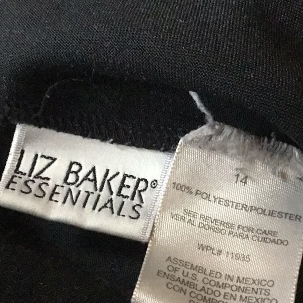 Liz Baker Black Slacks - Picture 5 of 5